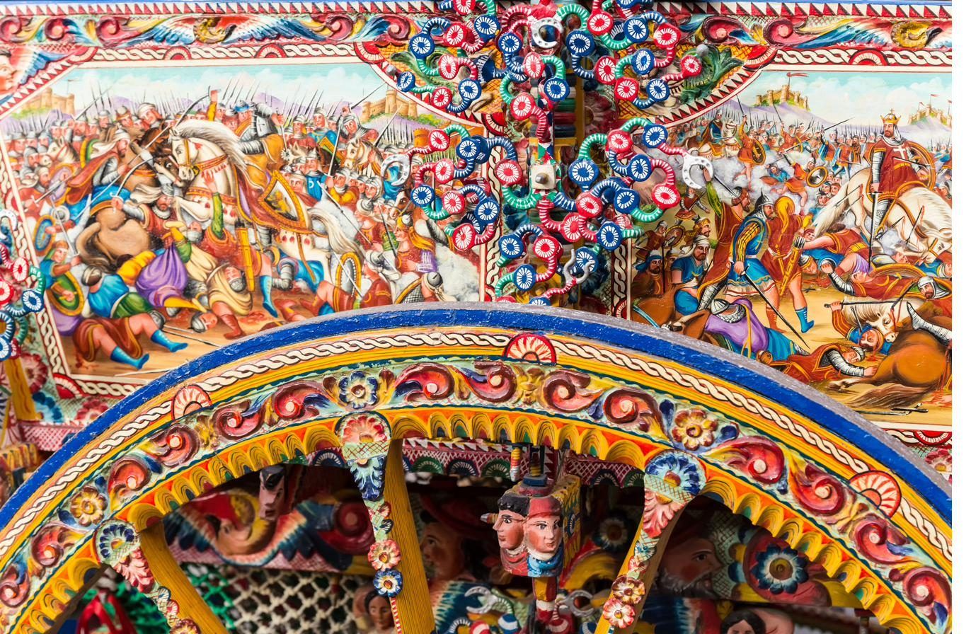 Carretto siciliano decorato