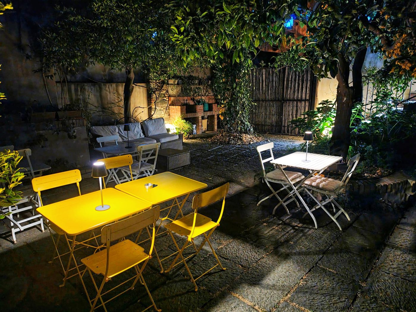 La corte di sera